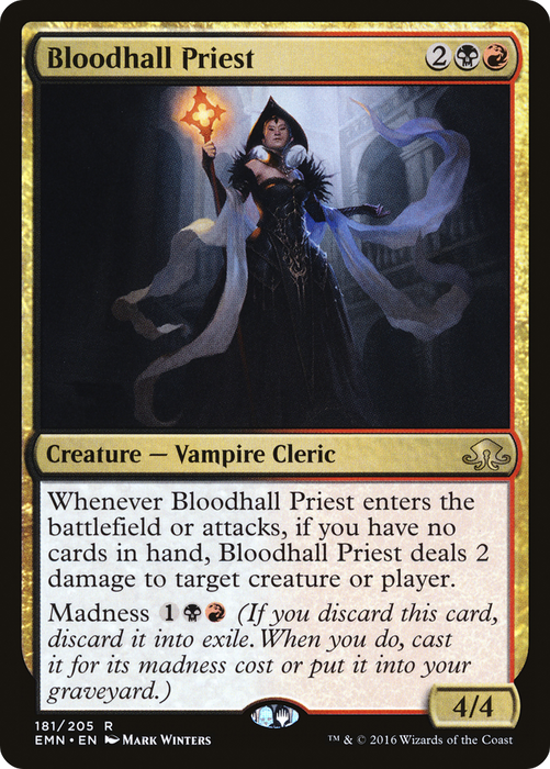 Bloodhall Priest (EMN-181) - rare - Foil