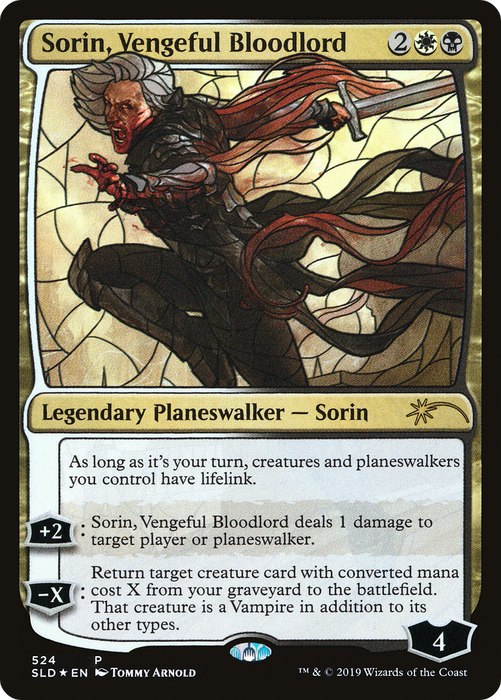 Sorin, Vengeful Bloodlord (SLD-524) - rare - Foil