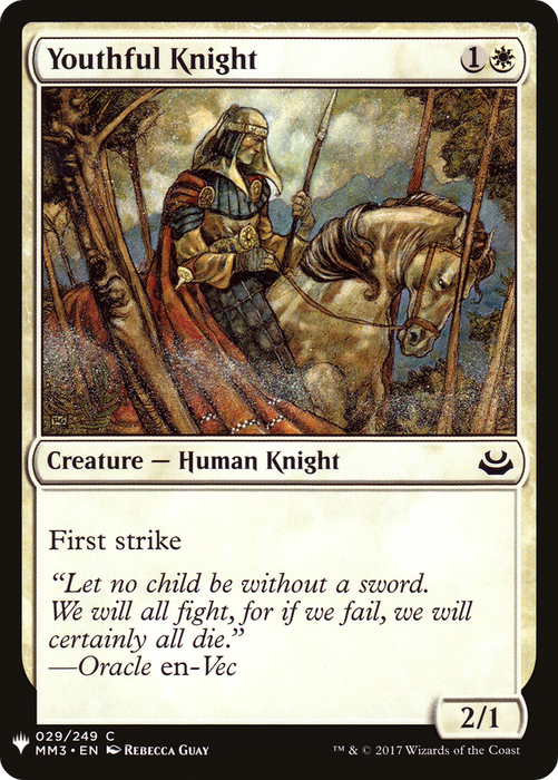 Youthful Knight (LIST-MM3-29) - common