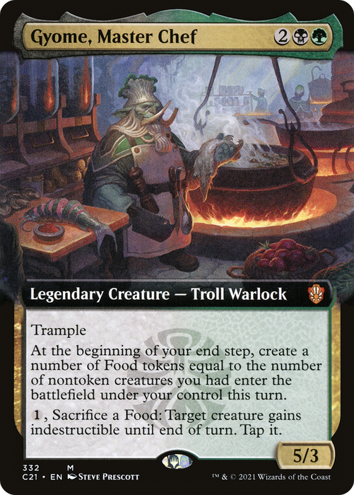 Gyome, Master Chef (C21-332) - mythic: (Extended Art)