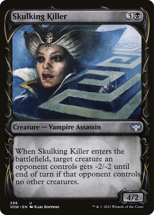 Skulking Killer (VOW-296) - uncommon: (Showcase) - Foil