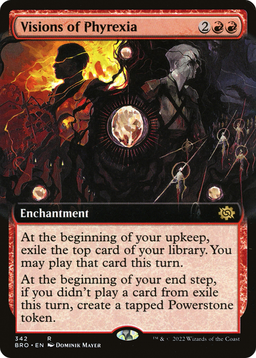Visions of Phyrexia (BRO-342) - rare: (Extended Art)