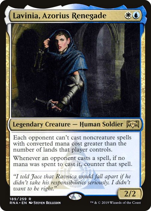 Lavinia, Azorius Renegade (RNA-189) - rare