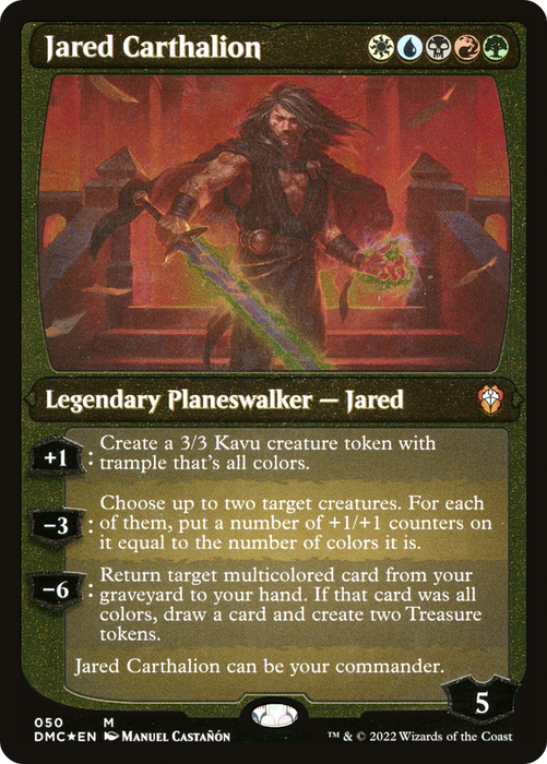 Jared Carthalion (DMC-050) - mythic - Etched Foil