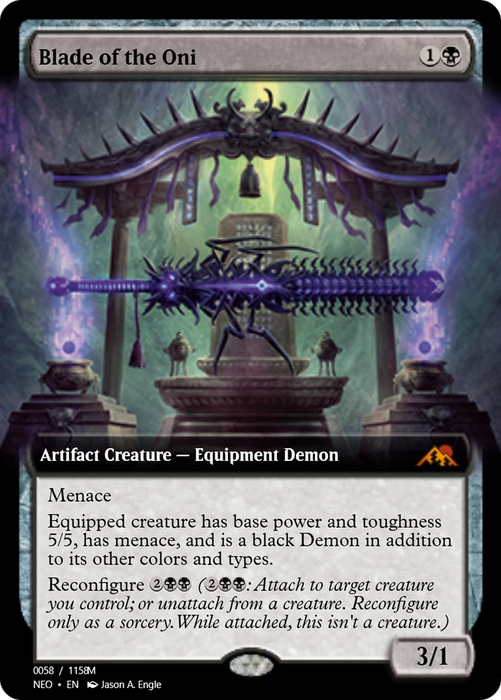 Blade of the Oni (PRM-97979) - mythic