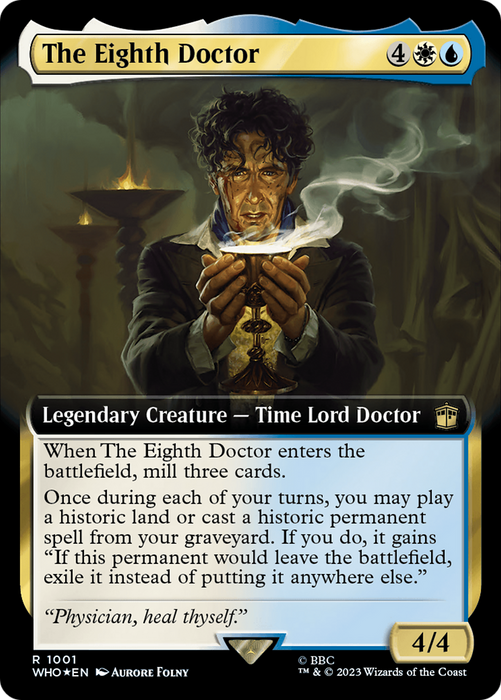 The Eighth Doctor (WHO-1001) - rare: (Extended Art) - Foil