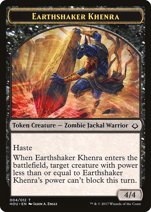 Earthshaker Khenra (HOU-004) - common