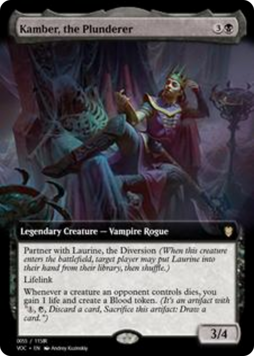 Kamber, the Plunderer (PRM-95349) - rare - Foil