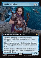 Drake Hatcher (FDN-452) - rare: (Extended Art)