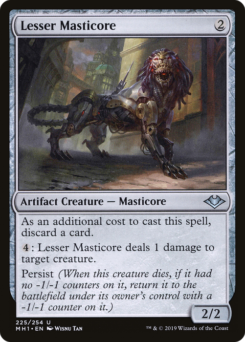 Lesser Masticore (MH1-225) - uncommon - Foil
