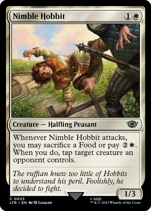 Nimble Hobbit (LTR-023) - common - Foil