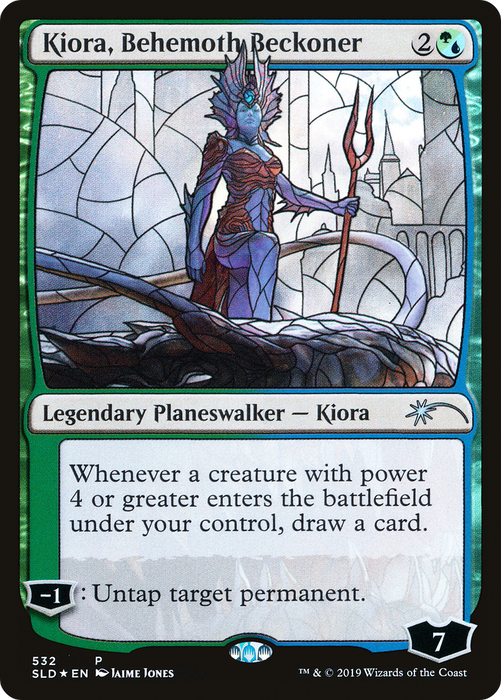 Kiora, Behemoth Beckoner (SLD-532) - uncommon - Foil