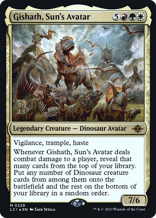 Gishath, Sun's Avatar (PRE-229S) - mythic - Foil