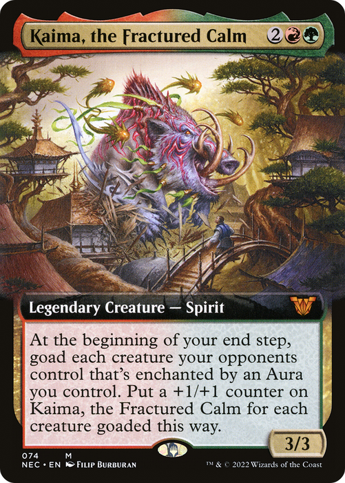 Kaima, the Fractured Calm (NEC-074) - mythic: (Extended Art)