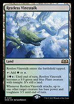 Restless Vinestalk (PPWOE-261P) - rare - Foil