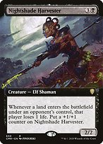 Nightshade Harvester (CMR-650) - rare: (Extended Art) - Foil