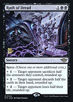 Rush of Dread (PRE-104S) - rare - Foil