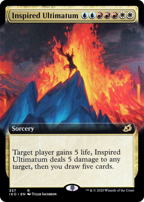 Inspired Ultimatum (IKO-337) - rare: (Extended Art) - Foil