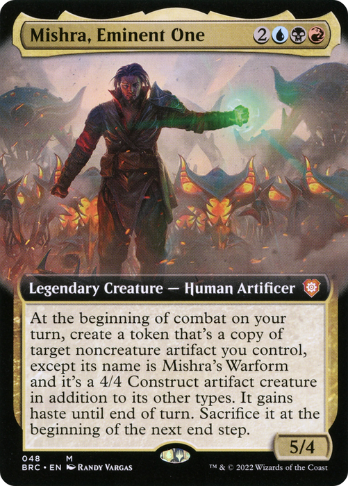 Mishra, Eminent One (BRC-048) - mythic: (Extended Art) - Foil