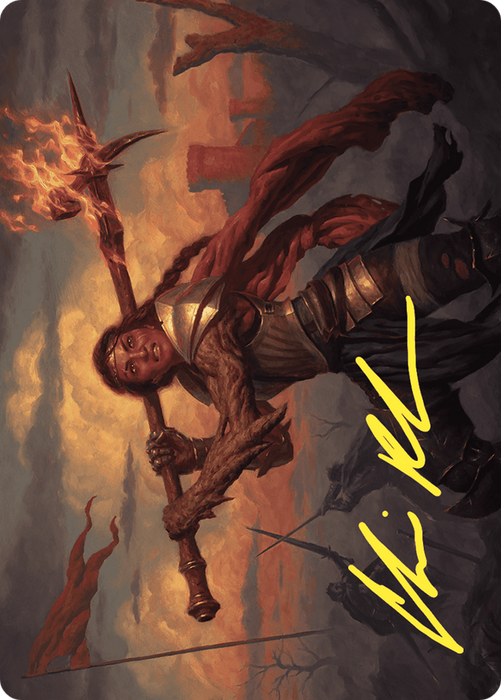 Imodane, the Pyrohammer // Imodane, the Pyrohammer (AWOE-018) - common (Borderless) - Foil