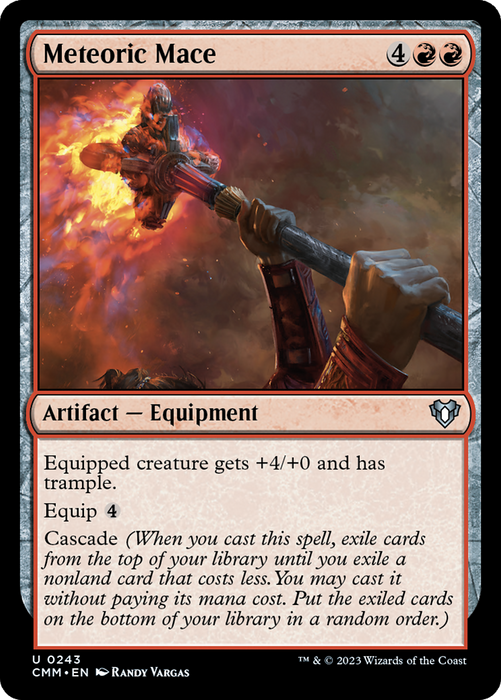 Meteoric Mace (CMM-243) - uncommon - Foil