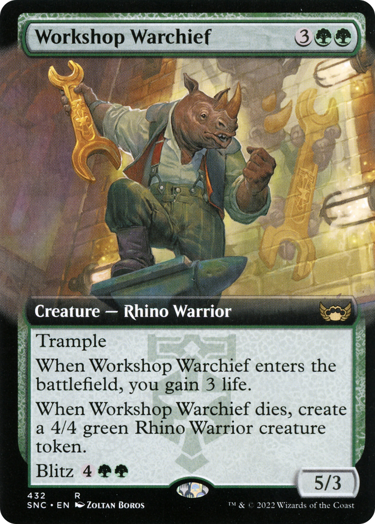 Workshop Warchief (SNC-432) - rare: (Extended Art)