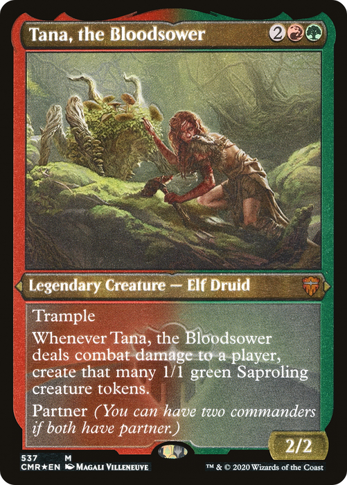Tana, the Bloodsower (CMR-537) - mythic - Etched Foil