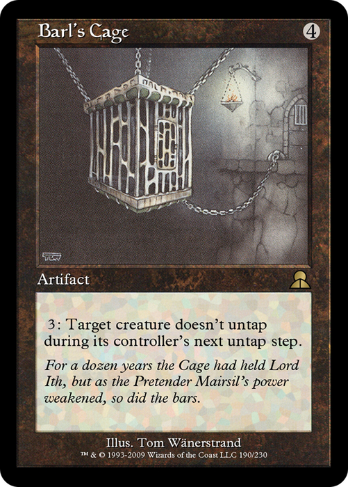 Barl's Cage (ME3-190) - rare - Foil