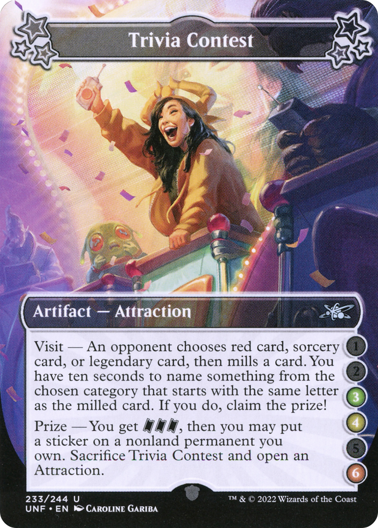 Trivia Contest (UNF-233D) - uncommon - Foil
