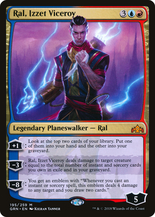 Ral, Izzet Viceroy (GRN-195) - mythic - Foil
