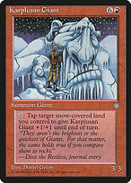 Karplusan Giant (ICE-196) - uncommon
