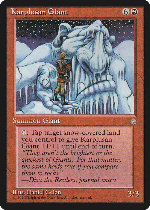 Karplusan Giant (ICE-196) - uncommon