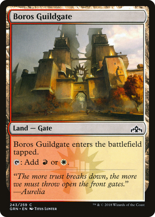 Boros Guildgate (GRN-243) - common - Foil