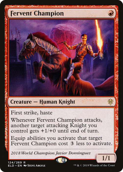 Fervent Champion (ELD-124) - rare