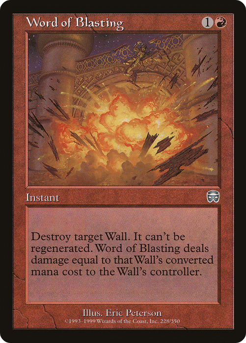 Word of Blasting (MMQ-228) - uncommon - Foil