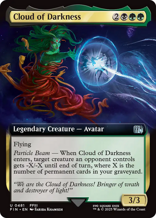 Cloud of Darkness (Extended Art) (FIN-481) - uncommon - Foil
