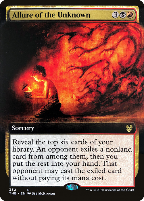 Allure of the Unknown (THB-332) - rare: (Extended Art) - Foil