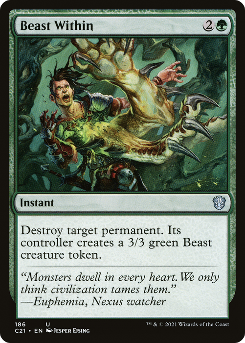Beast Within (C21-186) - uncommon