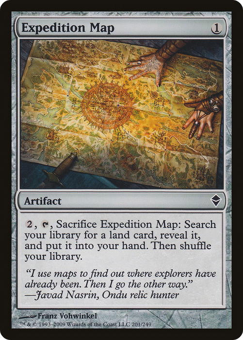 Expedition Map (ZEN-201) - common - Foil
