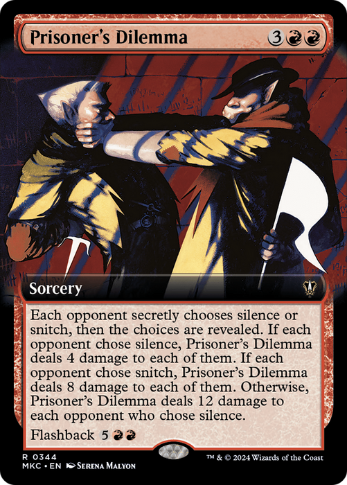 Prisoner's Dilemma (MKC-344) - rare: (Extended Art)