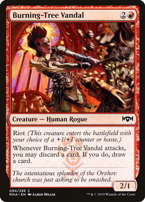 Burning-Tree Vandal (RNA-094) - common - Foil