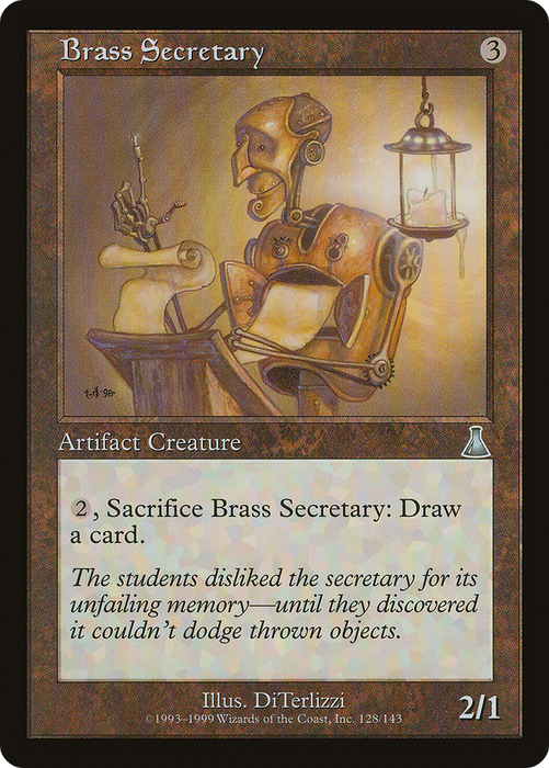 Brass Secretary (UDS-128) - uncommon - Foil
