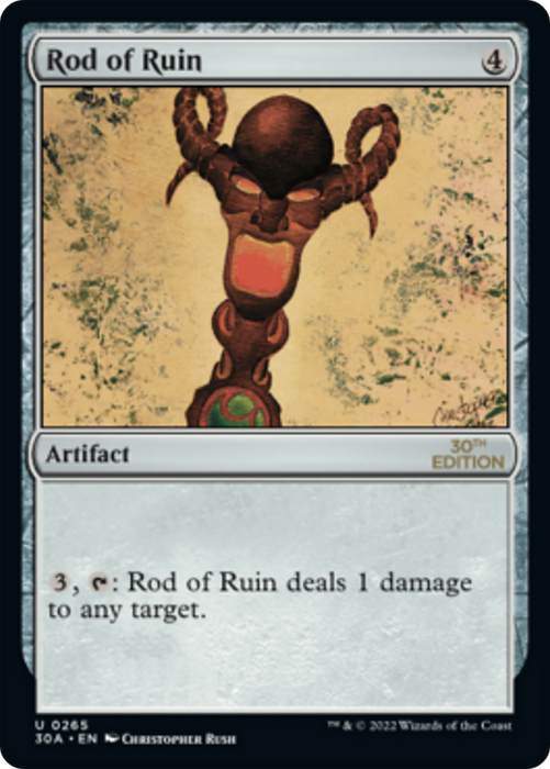 Rod of Ruin (30A-265) - uncommon