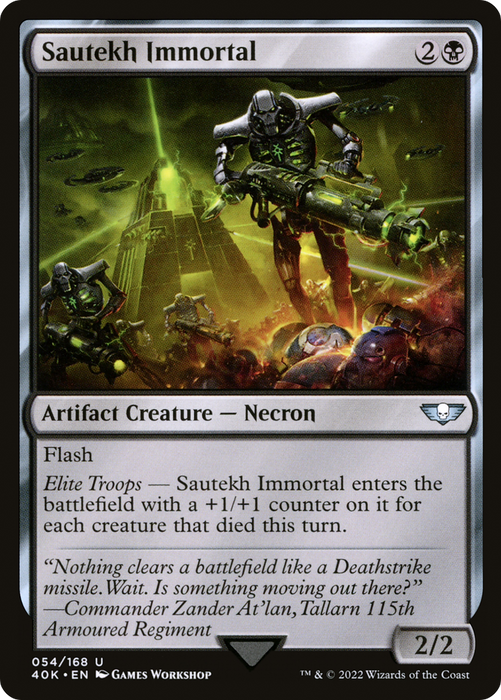 Sautekh Immortal (40K-054) - uncommon