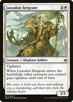 Loxodon Sergeant (WAR-021) - common - Foil