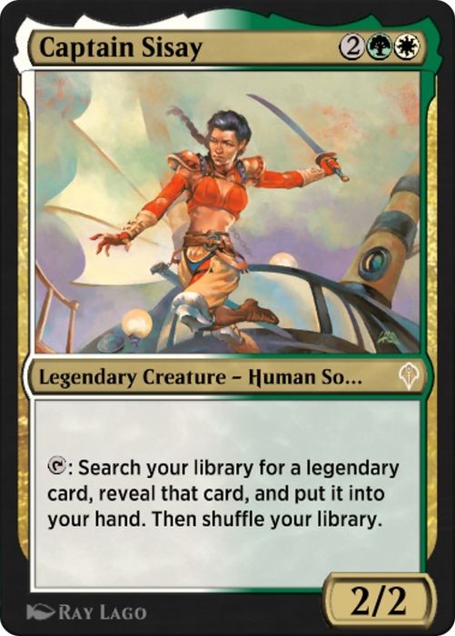 Captain Sisay (HA1-017) - rare