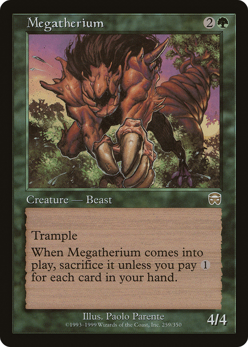 Megatherium (MMQ-259) - rare - Foil