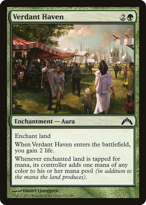 Verdant Haven (GTC-138) - common - Foil