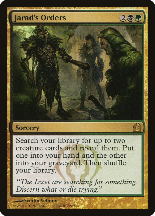 Jarad's Orders (RTR-175) - rare - Foil