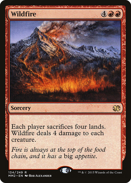 Wildfire (MM2-134) - rare - Foil